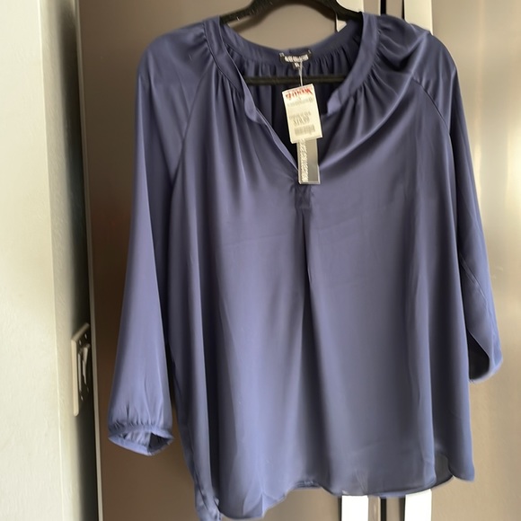 Navy blue blouse - Picture 3 of 4